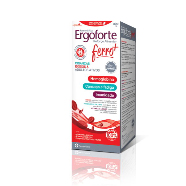 Combate à Fadiga - Ergoforte Ferro 300ml - Farmodiética