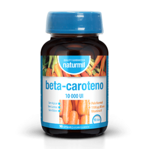 Pele e Visão saudável - Naturmil Beta Caroteno 10.000 U.I