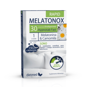 Relaxamento Rápido - Melatonox Rapid 30 Comprimidos - Dietmed