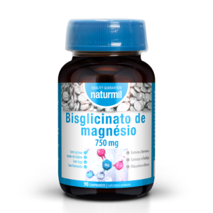 Músculos, Relaxamento - Naturmil Bisglicinato de Magnésio 750mg