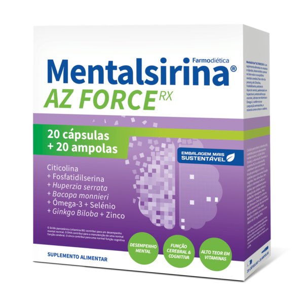 Equilíbrio mental e cerebral - Mentalsirina AZ Rx Force