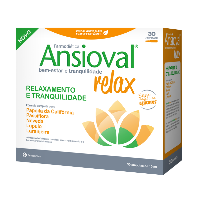 Ansioval Relax Farmodietica 30 ampolas