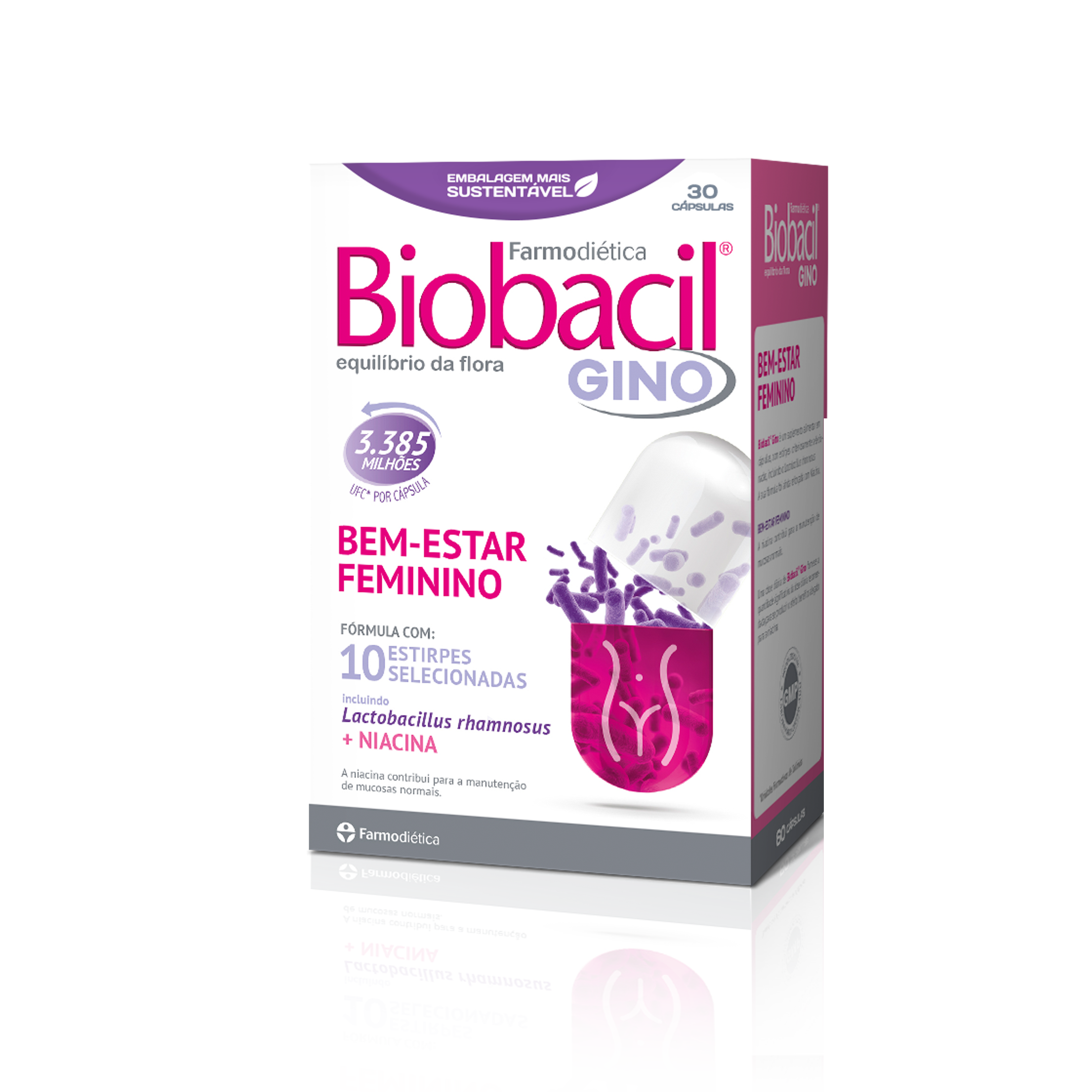 Biobacil Gino Farmodietica 20 Capsulas