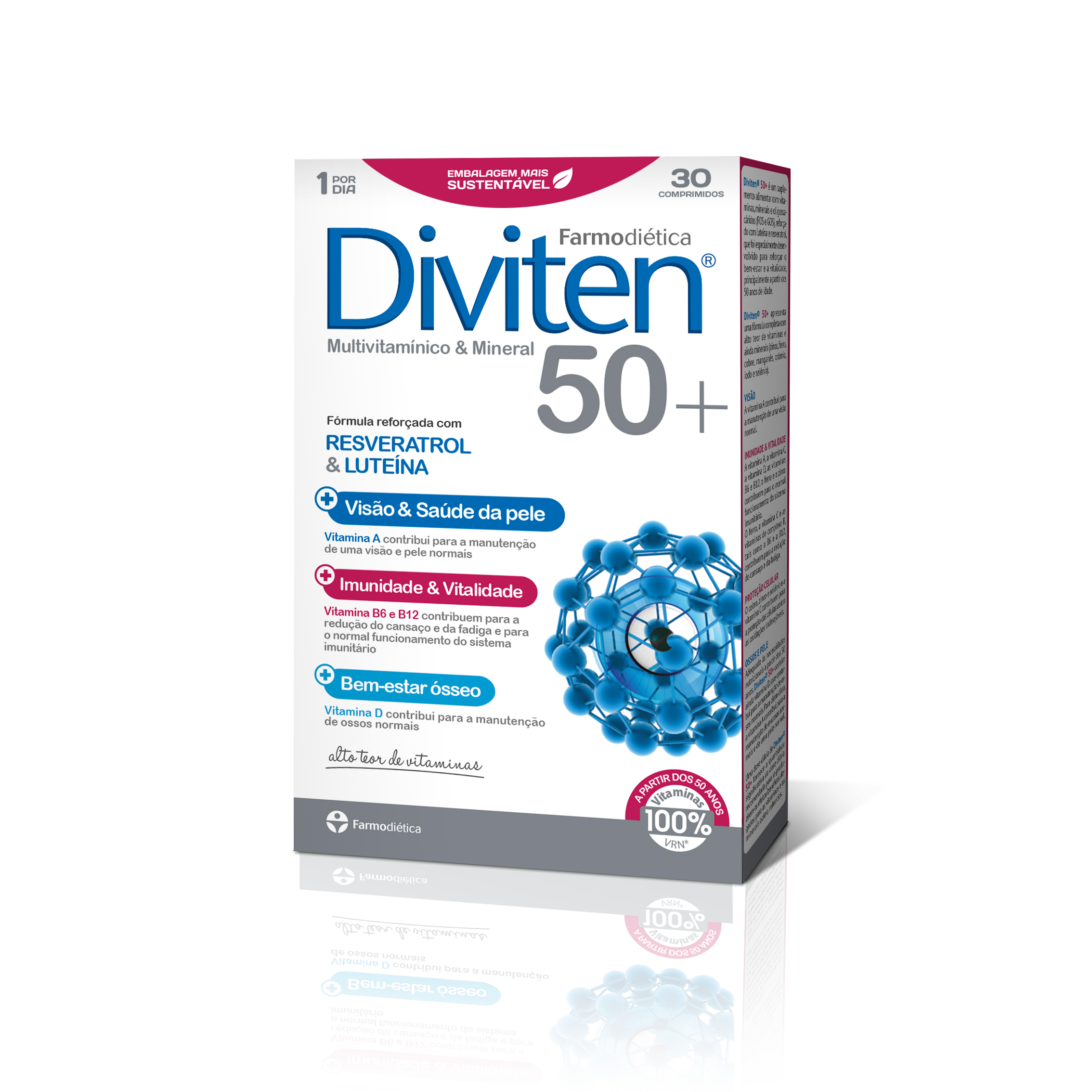 Diviten 50 Farmodietica 30 Comprimidos