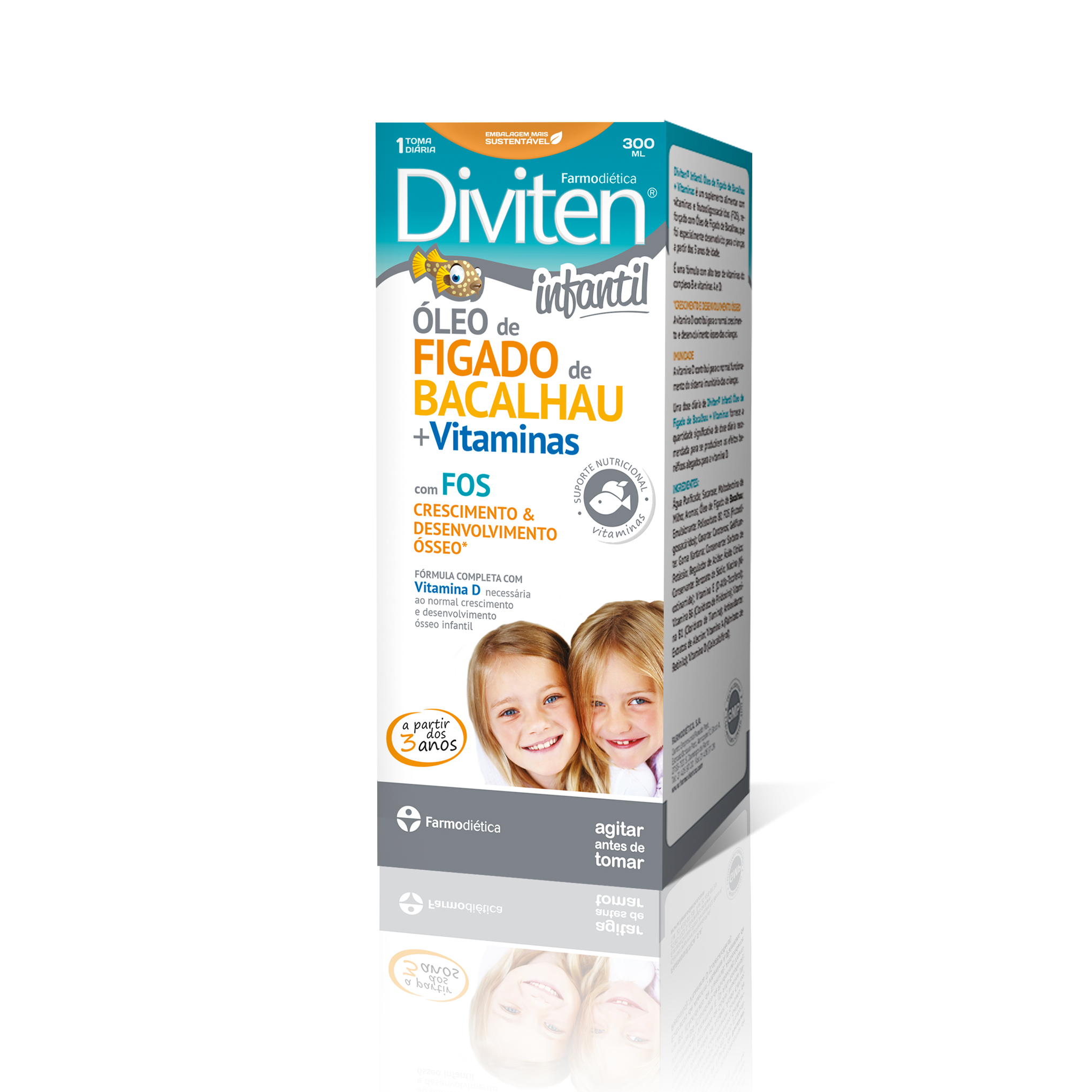 Diviten Oleo Figado Bacalhau Farmodietica 300ml
