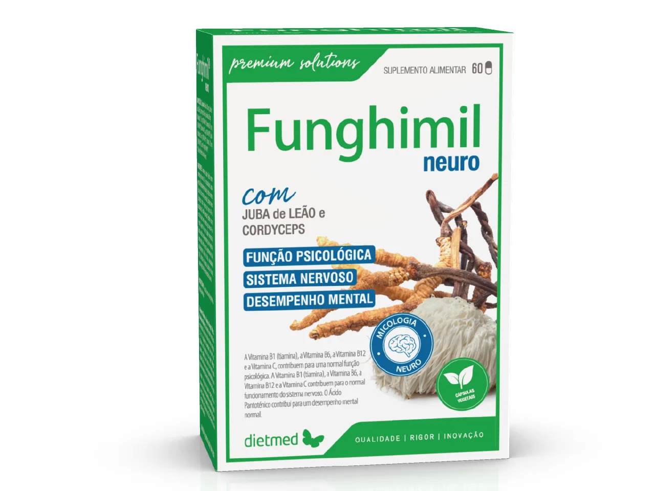 Funghimil Neuro Dietmed 60 Capsulas