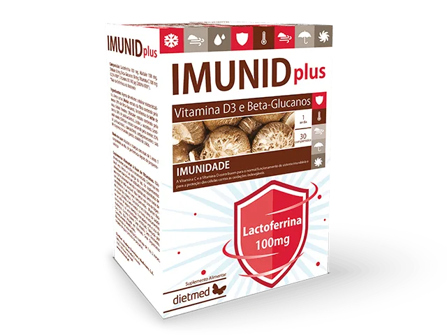 Imunid Plus Lactoferrina Dietmed 30 Comprimidos