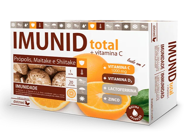 Imunid Total Vitamina C Dietmed 20 Ampolas