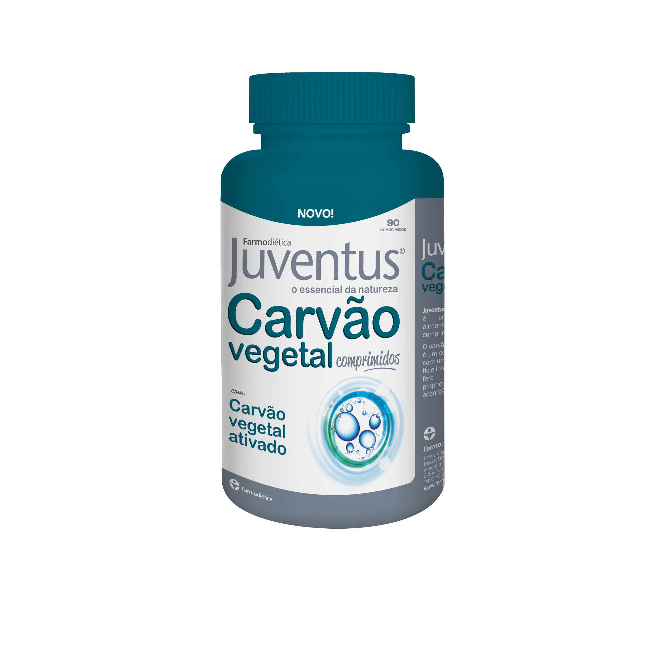 Juventus Carvao Vegetal Farmodietica 90 Comprimidos