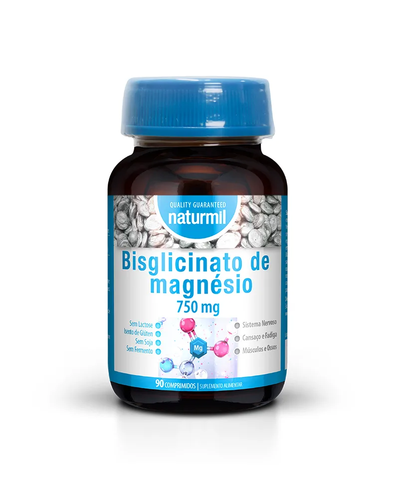 Naturmil Bisglicinato de Magnesio 750mg 90 comprimidos