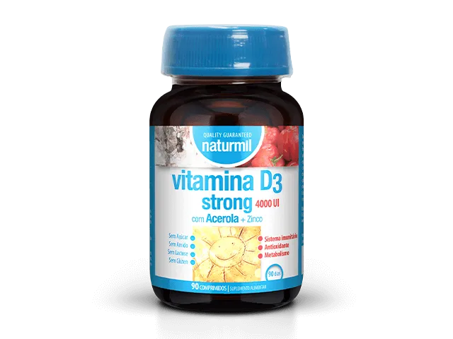 Naturmil VITAMINA D3 STRONG 4000 UI 90 comprimidos