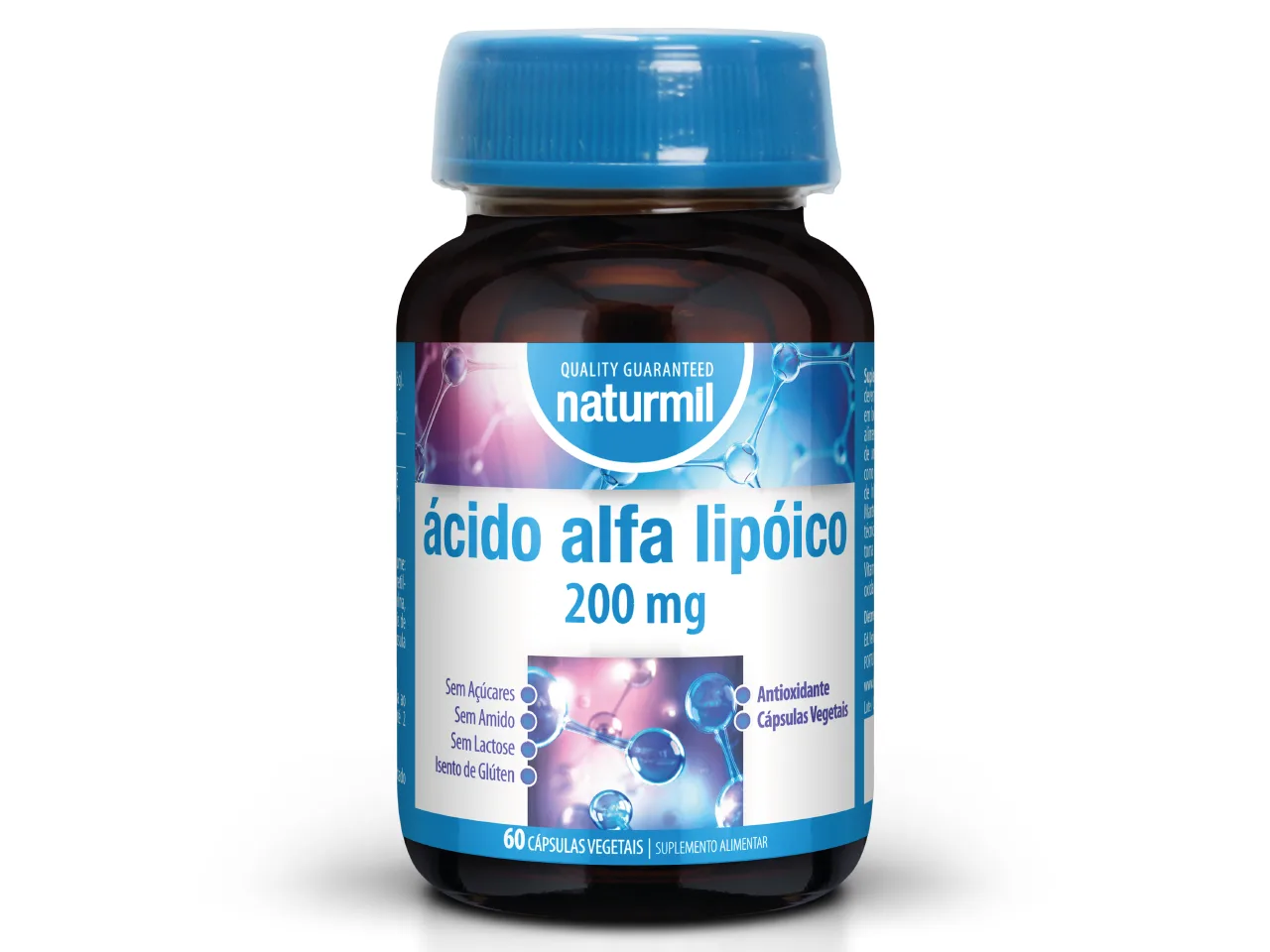 Acido Alfa Lipoico 200mg Naturmil 60 Capsulas