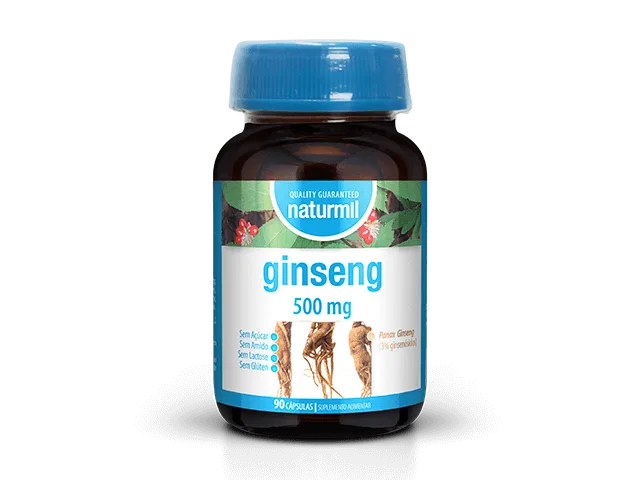 Ginseng 500mg Naturmil Energia e Vitalidade