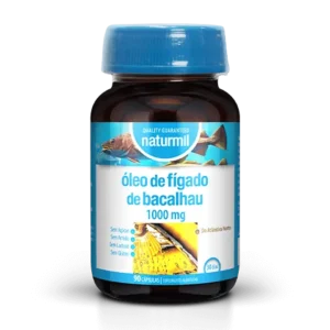Oleo de Figado de Bacalhau 1000mg Naturmil 90 Capsulas