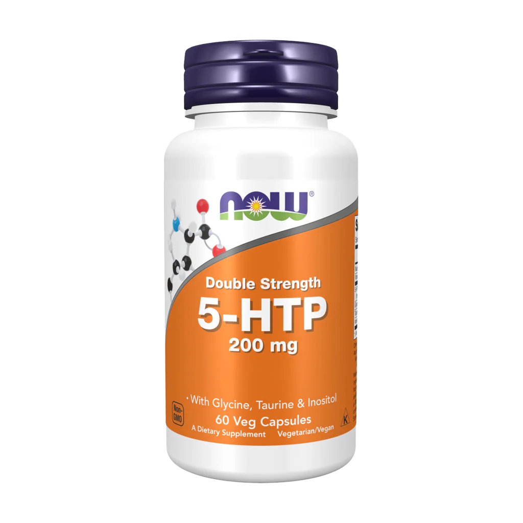 5 HTP Double Strength 200mg NOW 60 Capsulas