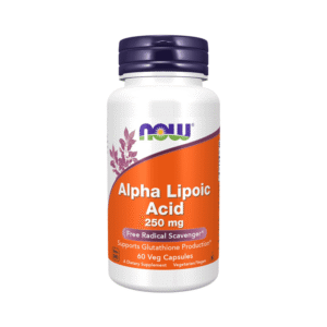 Acido Alfa Lipoico 100mg NOW 60 Capsulas Antioxidante