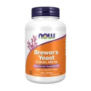 Brewers Yeast 650mg NOW 200 Comprimidos