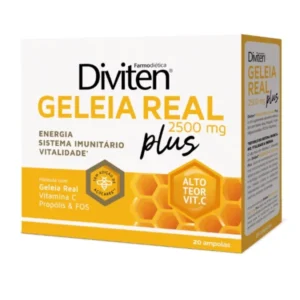 Diviten Geleia Real 2500mg 20 ampolas