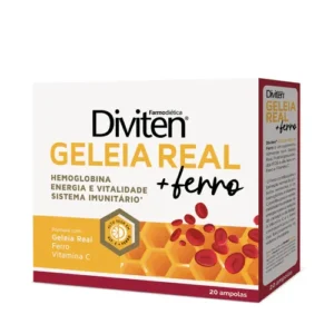 Diviten Geleia Real Ferro 20 ampolas