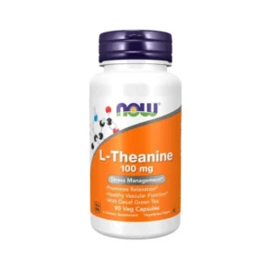 L Teanina 100mg NOW 90 Capsulas 