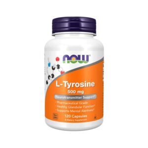 L Tyrosine 500mg NOW 120 Capsulas 