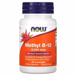 Methyl B 12 5000 mcg NOW 60 Losangos