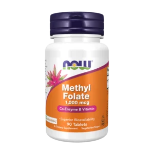 Methyl Folate 1000 mcg NOW 90 Comprimidos