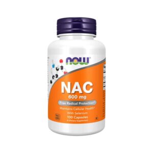 NOW NAC 600mg 100 Cápsulas