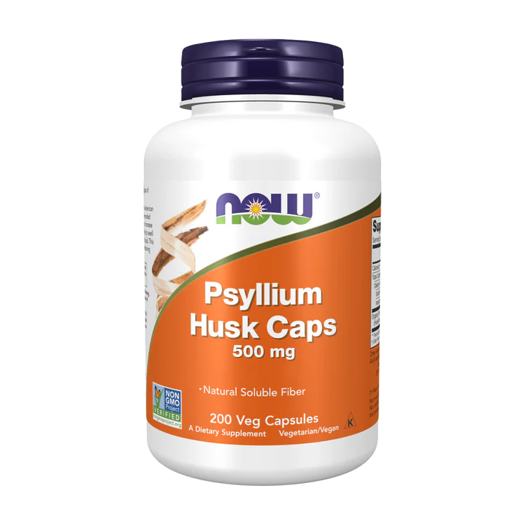 NOW Psyllium Husk 500 mg 200 caps