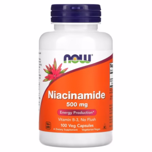 NOW Niacinamide 500mg - 100 Cápsulas -