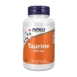 Taurine 500mg NOW 100 Capsulas