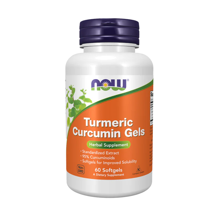 Turmeric curcumin gels NOW