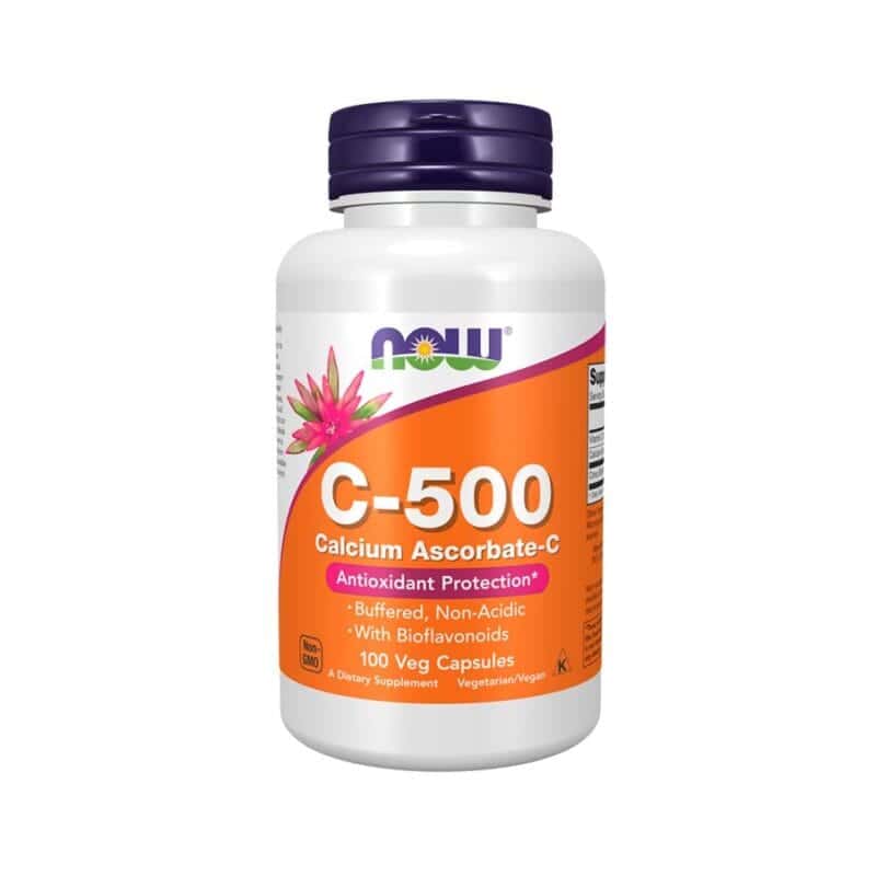 Vitamin C 500 Calcium Ascorbate C NOW