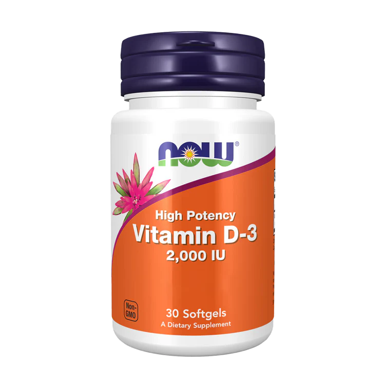 Vitamin D3 2000 IU NOW