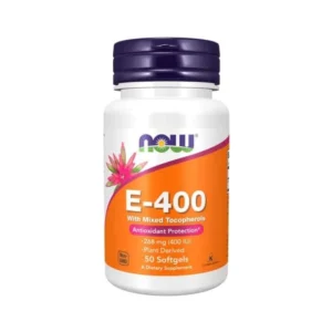 NOW Foods Vitamina E-400 IU Foods 50 Cápsulas