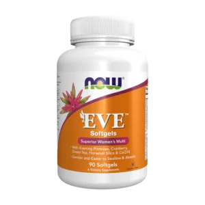NOW Foods Eve Multivitamínico 90 Softgels Saúde e Equilíbrio Feminino